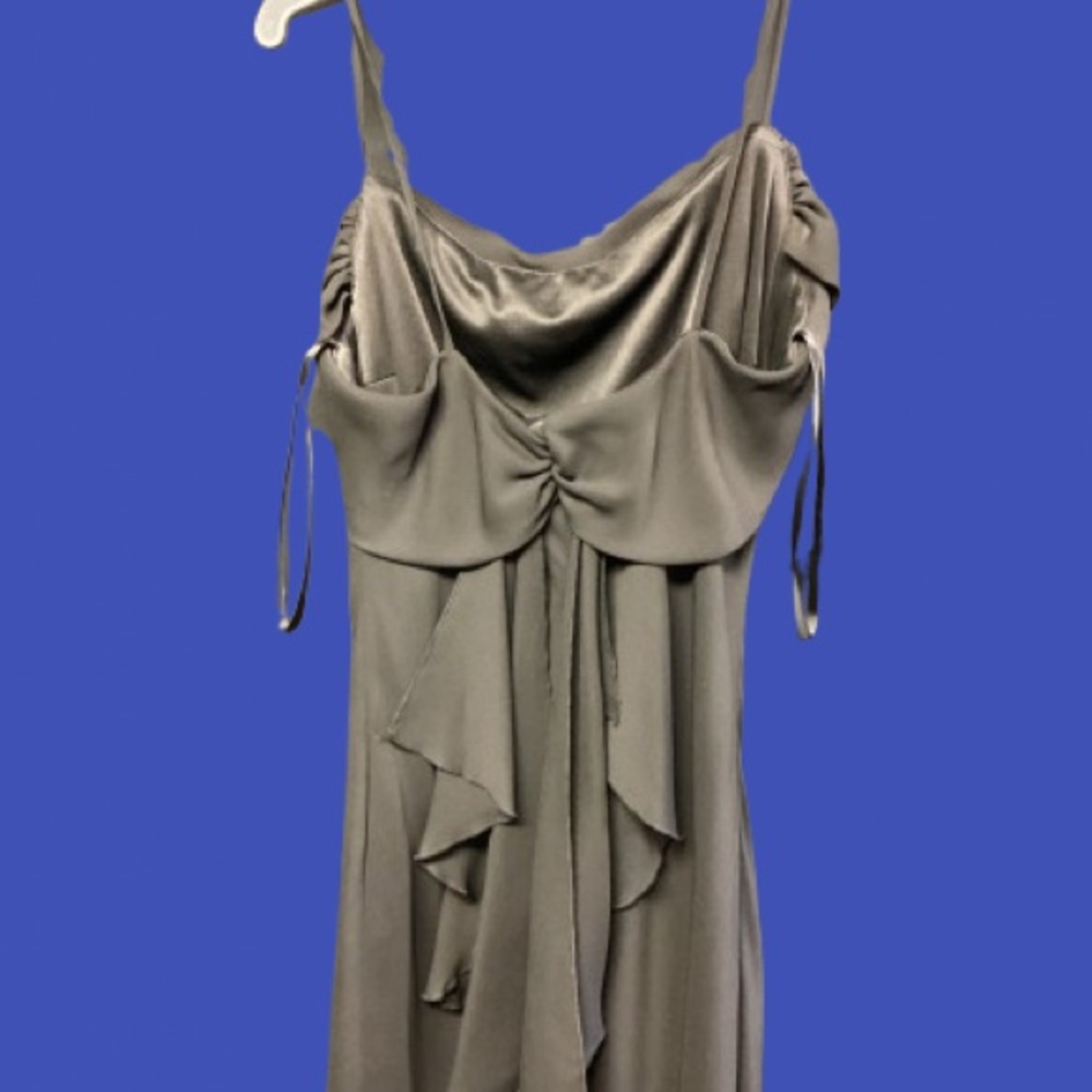 B. Smart Black Cowl Neck Dress